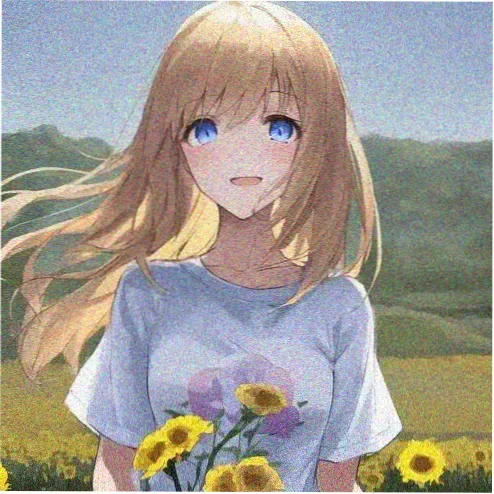 动漫女生头像 樱花和风浴衣少女头像