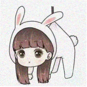 ins风动漫头像 深夜霓虹赛博朋克少女头像